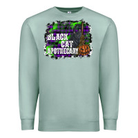 Seafoam black cat apothecary Premium Sweatshirt - SublimationCraftShop