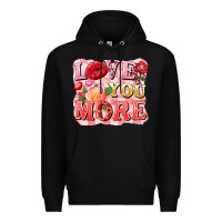 Black love you more Premium Hoodie - FaDigitalArtStudio