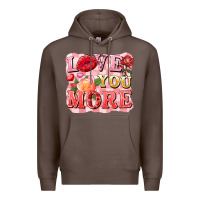 Coffee love you more Premium Hoodie - FaDigitalArtStudio