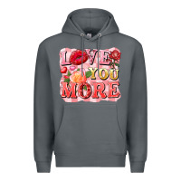 Rock love you more Premium Hoodie - FaDigitalArtStudio