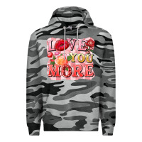 Slate Camo love you more Premium Hoodie - FaDigitalArtStudio