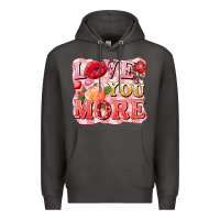 Smoke love you more Premium Hoodie - FaDigitalArtStudio