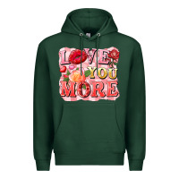 Sports Green love you more Premium Hoodie - FaDigitalArtStudio