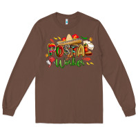 Chestnut cinco de mayo postal worker Long Sleeve Tee - CowGirlArtShop