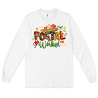 White cinco de mayo postal worker Long Sleeve Tee - CowGirlArtShop