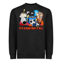 Black It's Game Day Y'all Soccer Coffee Cups Heavyweight Sweatshirt - FaDigitalArtStudio