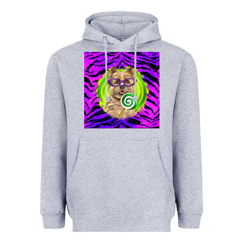 Halloween Cairn Terrier Dog Heavyweight Hoodie by LillyAllenDesigns | Teevron