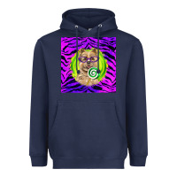 Navy Halloween Cairn Terrier Dog Heavyweight Hoodie - LillyAllenDesigns