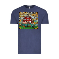 Vintage Denim farm animals red barn tumbler 20oz Vintage Tee - Jasminsmagicworld