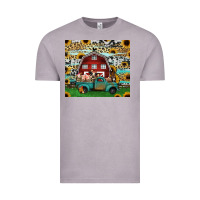 Farm Animals Red Barn Tumbler 20oz Vintage Tee | Teevron