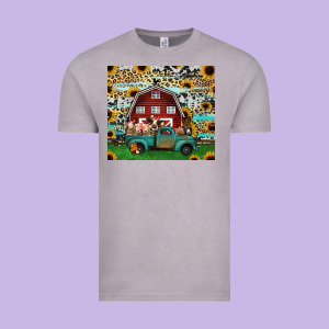 Farm Animals Red Barn Tumbler 20oz Vintage Tee Designed By Jasminsmagicworld
