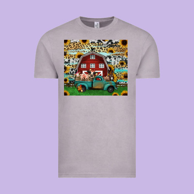Farm Animals Red Barn Tumbler 20oz Vintage Tee Designed By Jasminsmagicworld
