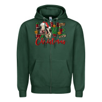 Sports Green love christmas holstein heifer Zipper Hoodie - FaDigitalArtStudio