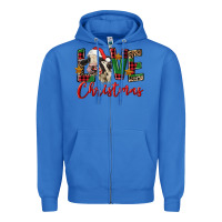 True Royal love christmas holstein heifer Zipper Hoodie - FaDigitalArtStudio
