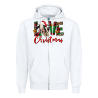 White love christmas holstein heifer Zipper Hoodie - FaDigitalArtStudio