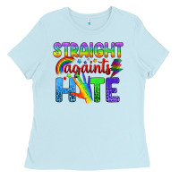 Straight Againts Hate Ladies Tee | Teevron