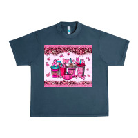 Midnight Navy Breast Cancer coffee cups Urban Heavy Tee - NancyCooperArtShop