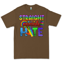 Cacao Straight Againts Hate Premium Tee - BundleAndBundleShop