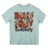 Arona holly jolly teacher Heavy Core Tee - MaliasSmallBusiness