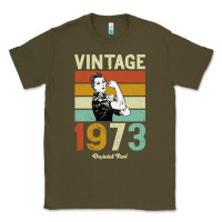 Army Green Vintage 1973 Orginial Parts Classic Tee - Bettercallsaul
