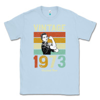 Dusty Blue Vintage 1973 Orginial Parts Classic Tee - Bettercallsaul