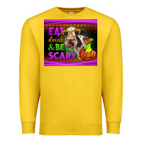 Lemon eat drink and be scary cow Premium Sweatshirt - LillyAllenDesigns
