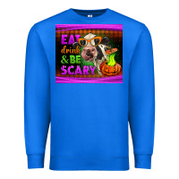 True Royal eat drink and be scary cow Premium Sweatshirt - LillyAllenDesigns