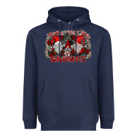 Navy chillin with my gnomies Heavyweight Hoodie - SublimationCraftShop