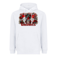 White chillin with my gnomies Heavyweight Hoodie - SublimationCraftShop