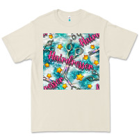 Bone Hairdresser Scissor And Stars With Glitter Seamless Pattern Bbs Premium Tee - BundleAndBundleShop