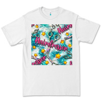 White Hairdresser Scissor And Stars With Glitter Seamless Pattern Bbs Premium Tee - BundleAndBundleShop