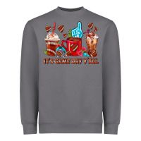 Storm American Football Coffee Cup Heavyweight Sweatshirt - FaDigitalArtStudio