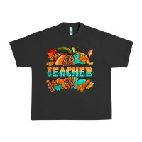 Pigment Black Teacher pumpkin Urban Heavy Tee - NancyCooperArtShop