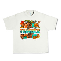 Pistachio Teacher pumpkin Urban Heavy Tee - NancyCooperArtShop