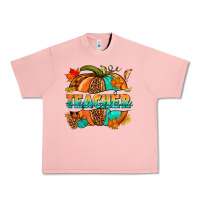 Teacher Pumpkin Urban Heavy Tee | Teevron