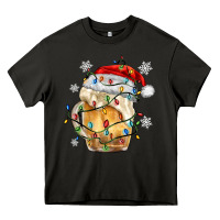 Asphalt christmas beer Heavy Core Tee - MaliasSmallBusiness