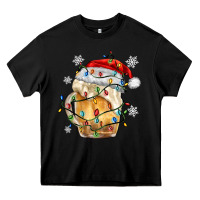 Black christmas beer Heavy Core Tee - MaliasSmallBusiness