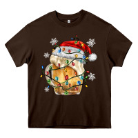 Chocolate Brown christmas beer Heavy Core Tee - MaliasSmallBusiness