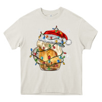 Cream christmas beer Heavy Core Tee - MaliasSmallBusiness