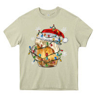 Mossy christmas beer Heavy Core Tee - MaliasSmallBusiness