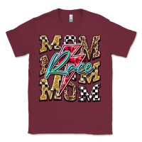 Burgundy Mom Race Classic Tee - RacoonDesign