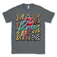 Charcoal Heather Mom Race Classic Tee - RacoonDesign