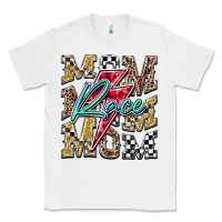 White Mom Race Classic Tee - RacoonDesign