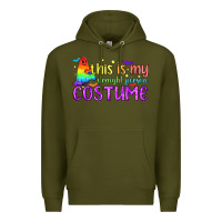 Army Green This is my straight person costume pride LGBTQ Premium Hoodie - BundleAndBundleShop
