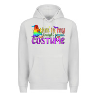 Dove Grey This is my straight person costume pride LGBTQ Premium Hoodie - BundleAndBundleShop