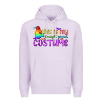 Lilac This is my straight person costume pride LGBTQ Premium Hoodie - BundleAndBundleShop