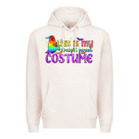 Pale Pink This is my straight person costume pride LGBTQ Premium Hoodie - BundleAndBundleShop