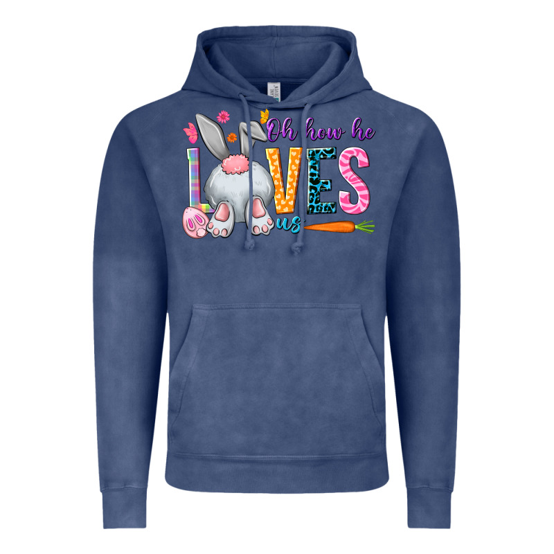 Oh How He Loves Us Vintage Hoodie by NancyCooperArtShop | Teevron