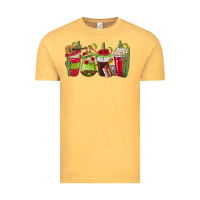 Vintage Mustard Mexico Coffee Cups Vintage Tee - texasbilliewilder