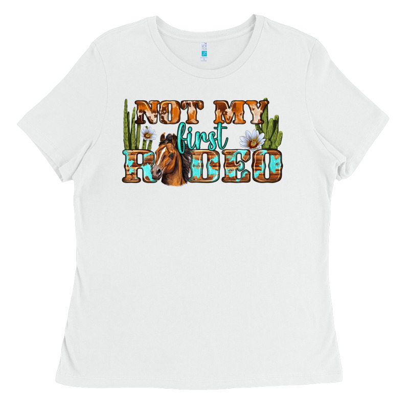 Not My First Rodeo Western Ladies Tee by BundleAndBundleShop | Teevron